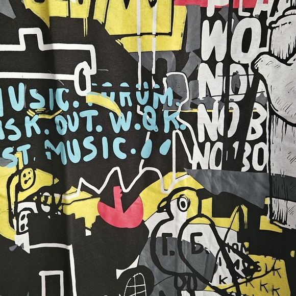 & Other Stories Black Multicolor Graphic Tee - Picture 2 of 5